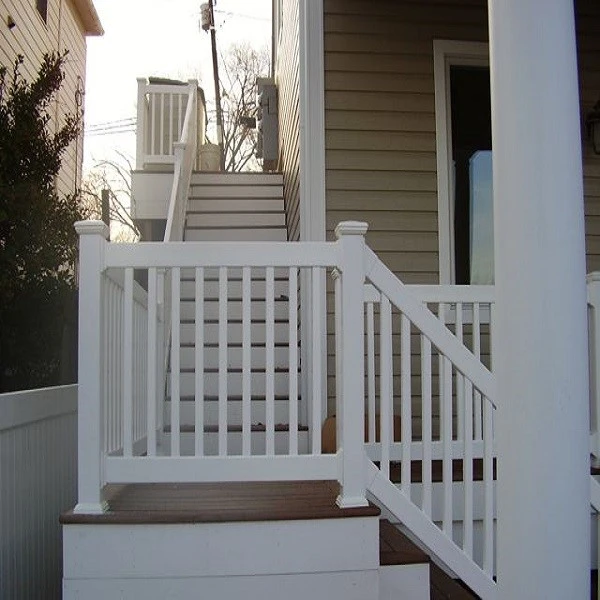 7 white vinyl stair railing 7 white vinyl stair railing