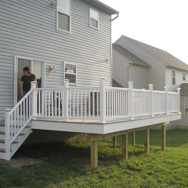White PVC Railing