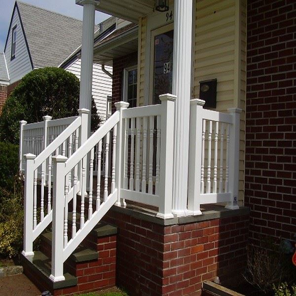 PVC White Vinyl Stair Railing